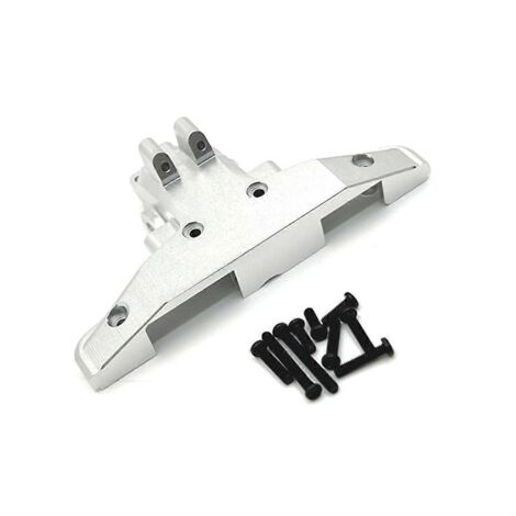 Kit de couvercle supérieur de boîtier arrière pour voiture RC argenté (1/5)