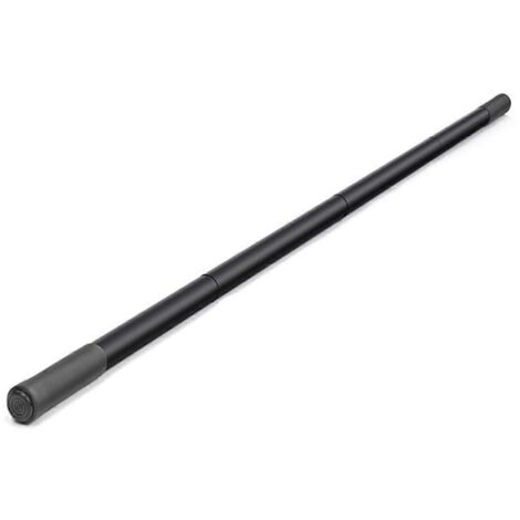 Bâton de yoga de 1,5 m en acier robuste et réglable, noir (1/5)