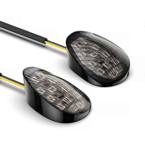 Clignotant LED encastré pour moto, comme illustré (1/5)