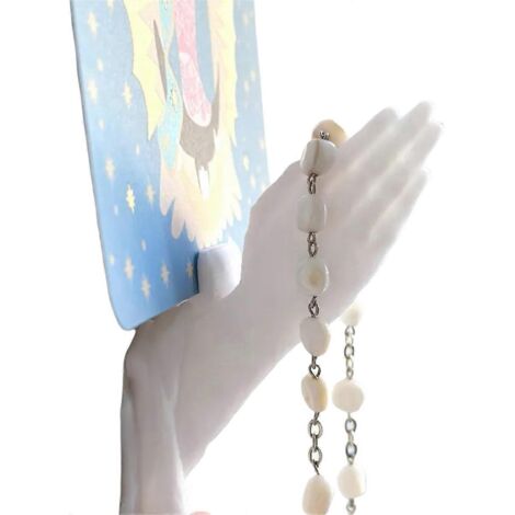 Suspension murale de prière style luxueux blanche (1/5)