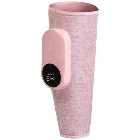 Appareil de massage chauffant électrique pour les jambes, masseur de mollets sans fil rose (comme sur la photo) (1/5)