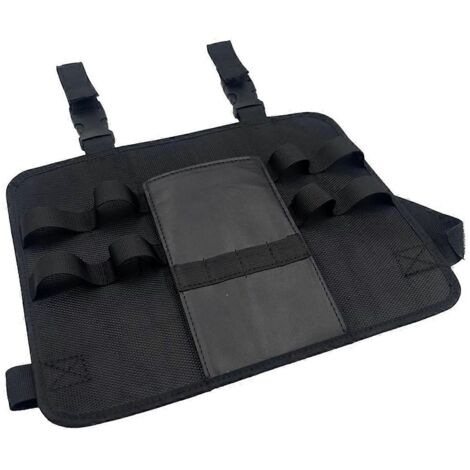 Pochette à outils, sac à outils de réparation à porter autour de la jambe, pochettes de jambe noires (1/5)