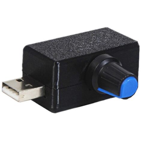 Contrôleur de vitesse de ventilateur USB 5 V, module de régulation de tension, noir (1/5)