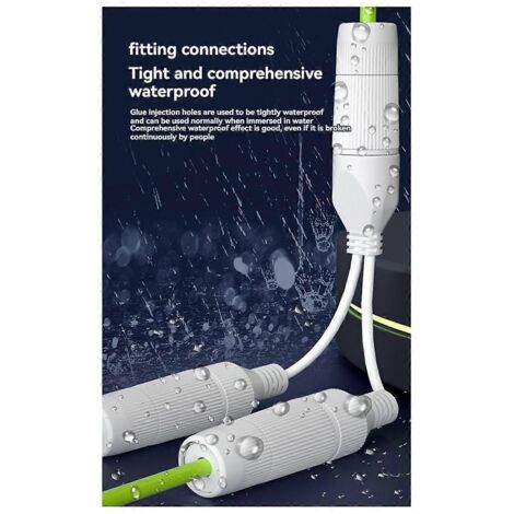 Répartiteur PoE 2 en 1, connecteur à trois voies, blanc (1/5)