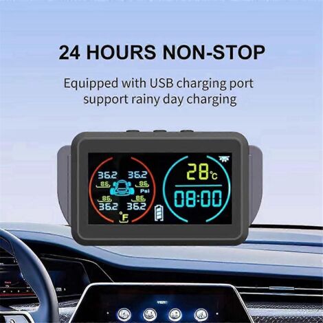 Alarme externe du système de surveillance de la pression des pneus (TPMS) de voiture, comme illustré (1/5)