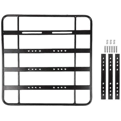 Porte-bagages arrière étanche et amovible, supportant jusqu'à 30 kg, noir (1/5)