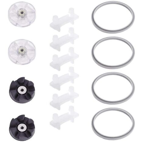 Lot de 14 joints d'étanchéité pour mixeur, patins antichoc, roues transparentes (voir photo) (1/5)