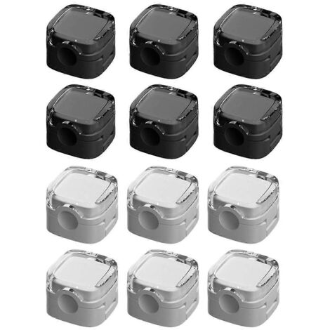 Organisateur de câbles magnétique (lot de 12) - Support de rangement magnétique (voir photo) (1/5)
