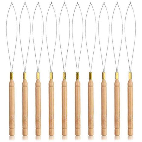 Enfile-aiguille à boucle pour extensions de cheveux, crochet de traction, enfile-aiguilles (comme illustré) (1/5)