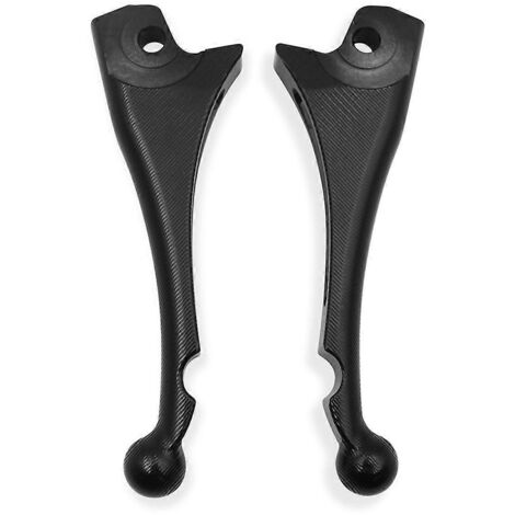 Leviers de frein et d'embrayage pour moto, guidon de moto noir (1/5)