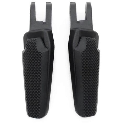 Repose-pieds avant de moto + housse pour noir (1/5)