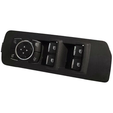Bouton de commande principal de lève-vitre électrique pour voiture à conduite à gauche (LHD) - Noir (1/5)