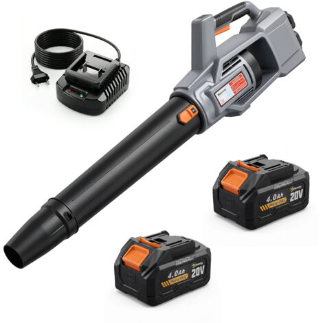 Souffleur de feuilles sans fil 36V, 2 batteries 4000mAh, chargeur inclus, modèle léger (1/5)
