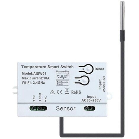 Capteur de température Tuya WiFi avec sonde de température de 2 m (1/5)