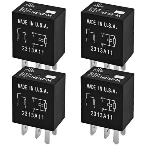 Relais 8T2T-14B192-AA - Relais automobile 4 broches 12 V CC pour (1/5)