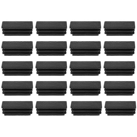Lot de 200 embouts rectangulaires de 1 x 2 pouces pour tubes (1/5)