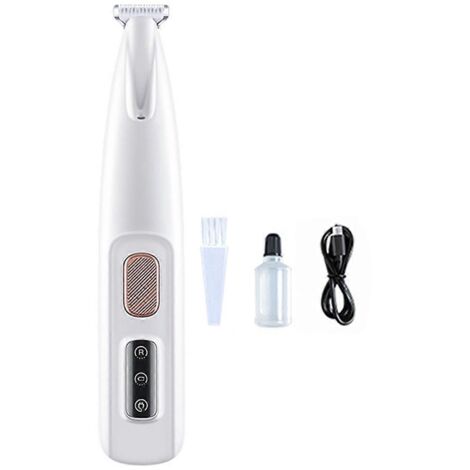 Tondeuse à griffes portable pour chien avec lumière LED, rasoir sans fil pour poils d'animaux (1/5)