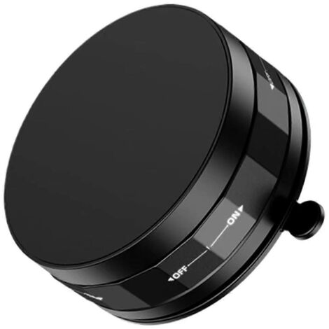 Support magnétique à ventouse pour téléphone de voiture, rotation à 360°, noir (1/5)