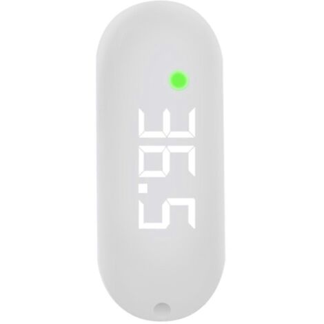 Thermomètre numérique rechargeable USB, électronique, sans contact, précis, blanc (1/5)