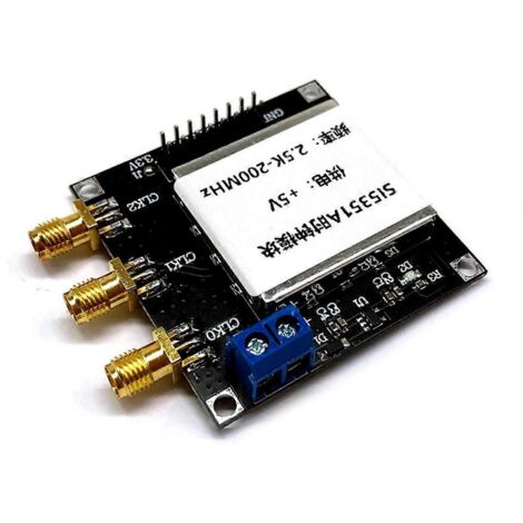 Module générateur de signaux d'horloge SI5351 2,5 kHz-200 MHz pour projets DIY (1/5)