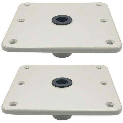 supports de siège de bateau en aluminium de 7 pouces avec axe de 3/4 pouce (1/5)