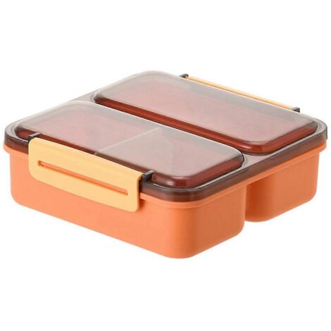 Boîte à lunch avec compartiments alimentaires séparés et étanches (1/5)