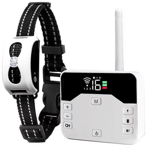 Système de clôture électronique sans fil pour chiens et collier de dressage à distance, A (1/5)