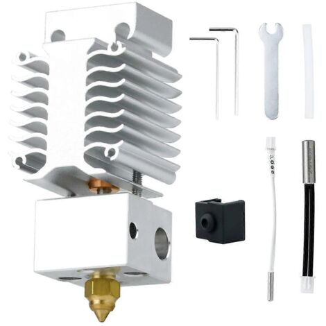 Kit Hotend pour 3 V3 SE, bloc chauffant, gorge bimétallique, argent (1/5)