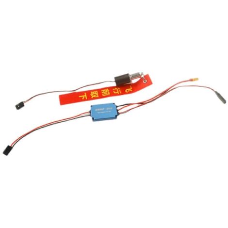 Interrupteur électronique CRRC PRO 3S 4,8 V-20 V pour avion de moins de 50 cm³ (bleu) (1/5)