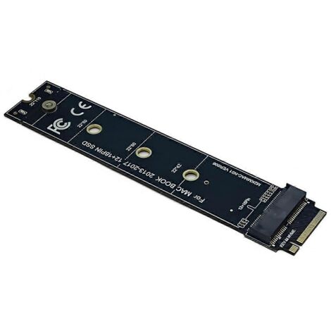Adaptateur de carte d'extension NVMe SSD vers M.2 KEY-M pour SSD. (1/5)