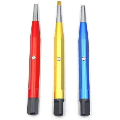 Ensemble de 3 pinceaux antirouille en forme de stylo pour le nettoyage des pièces de montre (1/5)