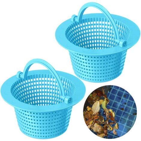 Lot de 2 paniers d'écumoire avec poignée pour le nettoyage des piscines, C (1/5)
