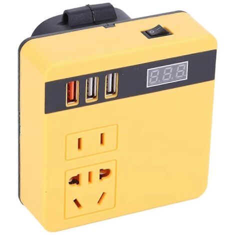 Onduleur à batterie lithium 120 W pour onduleur (jaune) (1/5)
