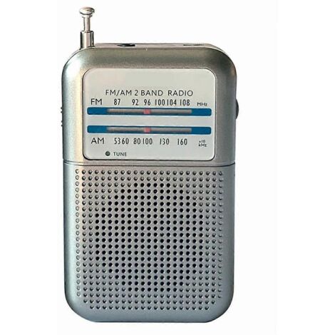 Radio DE333 Récepteur AM/FM Mini portable avec poignée, format de poche (1/5)