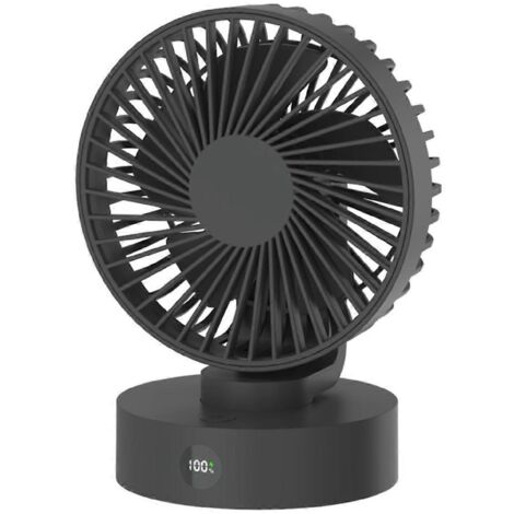 Nouveauté été : Ventilateur de bureau portable compact USB réglable C (1/5)