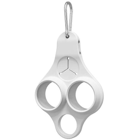 Étui en silicone pour balle de golf blanc (1/5)