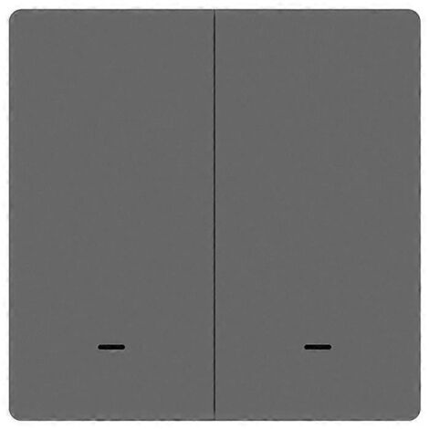 Interrupteur à bouton intelligent Tuya Matter WiFi, version UE 2 (ouvert) (1/5)