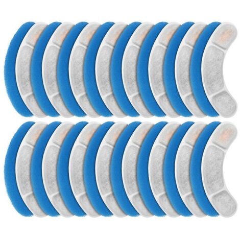 Filtres de rechange pour fontaine à eau pour chats WF050 et WF100 (lot de 16) (1/5)