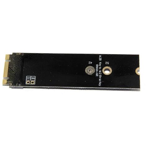 Carte adaptateur M.2 B-Key vers M.2 M-Key NVMe ou B-Key pour carte réseau 4G/5G (1/5)