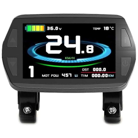 Compteur d'affichage à détection de couleur pour vélo électrique, prise SM (1/5)