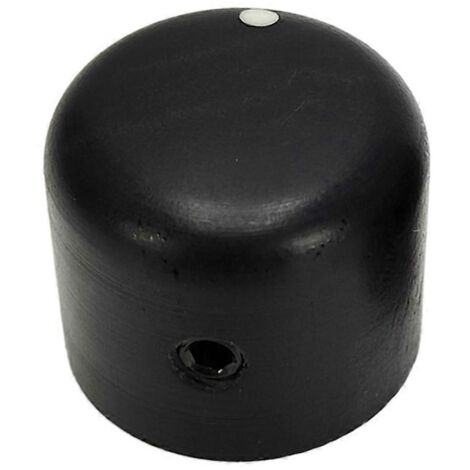 Bouton de contrôle de guitare pour potentiomètre de timbre et de volume, ébène (1/5)
