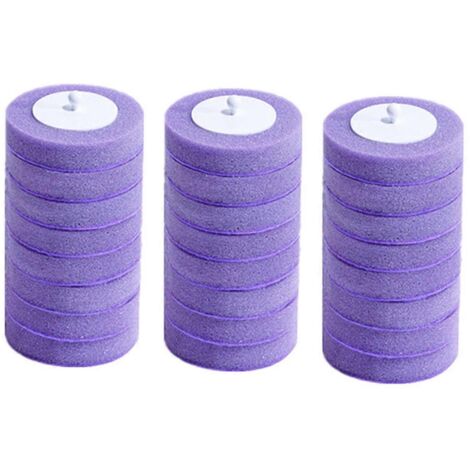 Lot de 24 brosses de toilette jetables murales remplaçables à domicile (1/5)