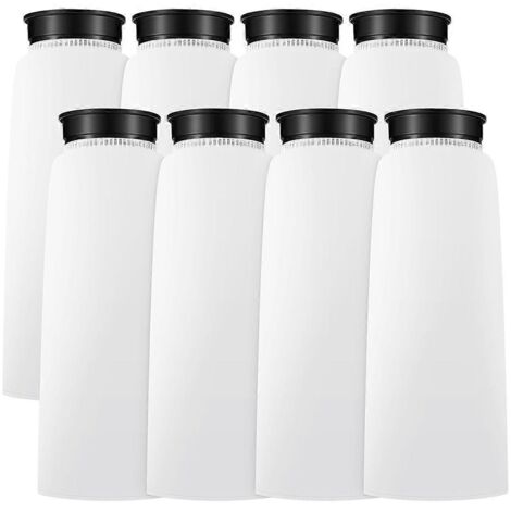 Lot de 8 chaussettes filtrantes de 7 x 25 cm pour aquarium (1/5)