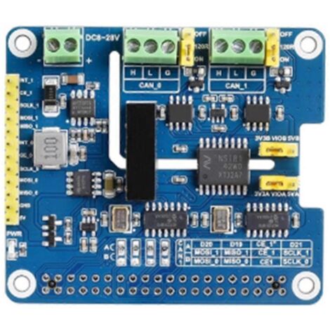 Carte d'extension de bus CAN SPI isolée à 2 canaux pour (1/5)