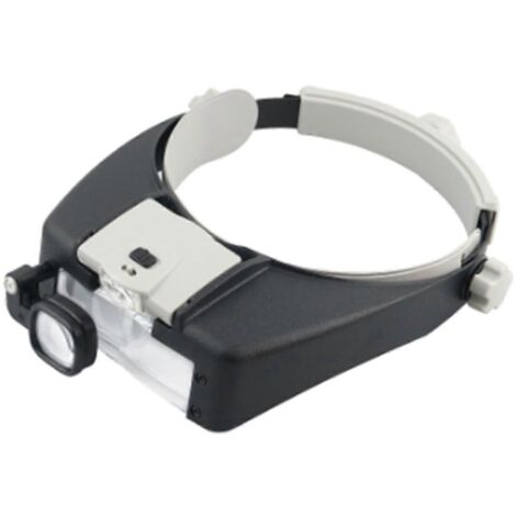 Bandeau loupe LED pour bijoutiers et travaux de précision (1/5)