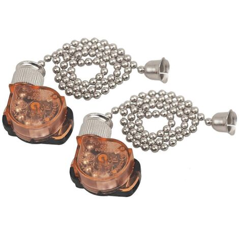 Lot de 2 interrupteurs pour ventilateur de plafond, E87438 (1/5)