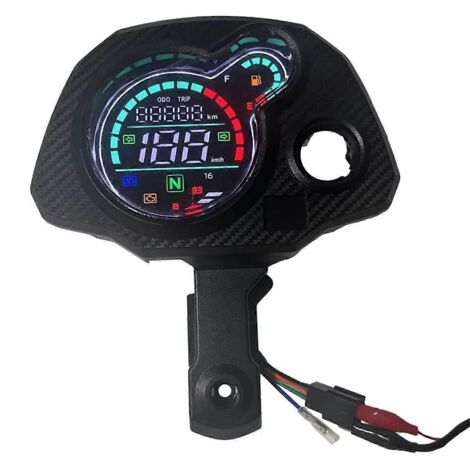 Compteur numérique, tachymètre, compteur de vitesse, GPS, odomètre LED, compte-tours (1/5)