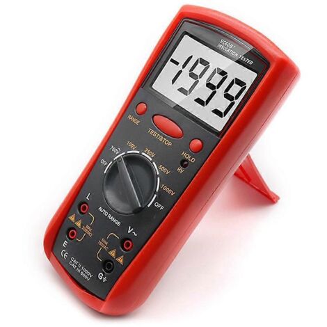 VC60B+ multimètre numérique de haute précision pour la résistance d'isolement avec écran LCD (1/5)