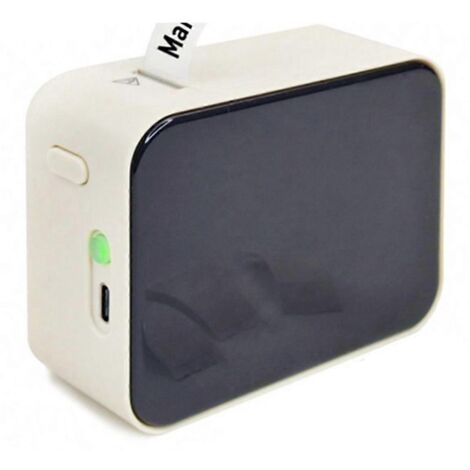 Imprimante d'étiquettes thermiques Bluetooth sans fil P15, couleur thé au lait blanc (1/5)