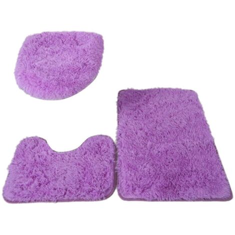 Housse de siège de toilette, tapis de bain, tapis de douche, tapis de sol pour salle de bain, A (1/5)